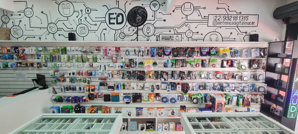 Área interna de apoio e produtos